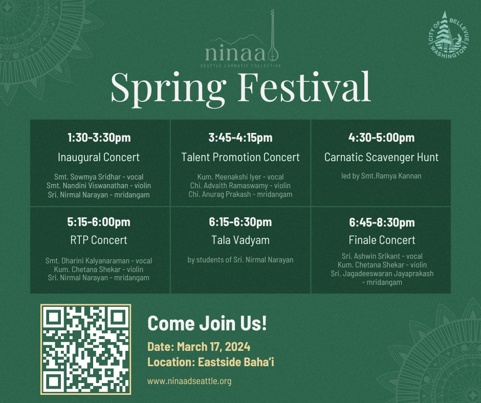 Ninaad Seattle Event Flyer